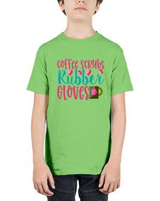 Coffee Scrubs Rubber Gloves Style 668# - nurse - Youth Tee Unisex