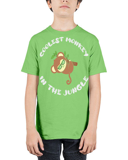 Collest Monkey in the Jungle 3# - monkey - Youth Tee Unisex