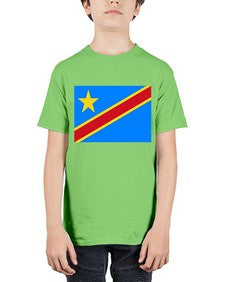Congo Democratic Republic of the 613# - world flags - Youth Tee Unisex