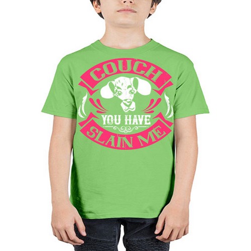 Couch You Have Slain Me Style 3# - dogs - Youth Tee Unisex