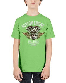 Custom engine 14# - motorcycle - Youth Tee Unisex