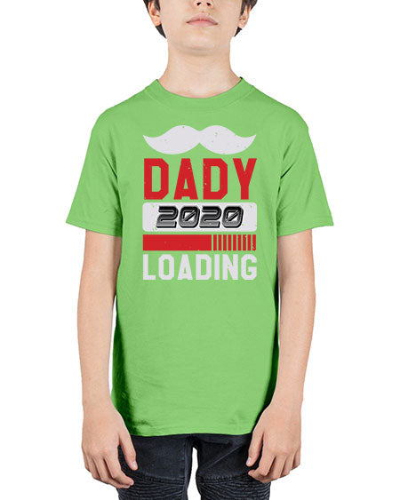 Dady Loading Style 70# - baby shower - Youth Tee Unisex