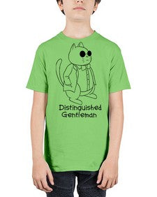 Distinguished Gentleman - cats - Youth Tee Unisex
