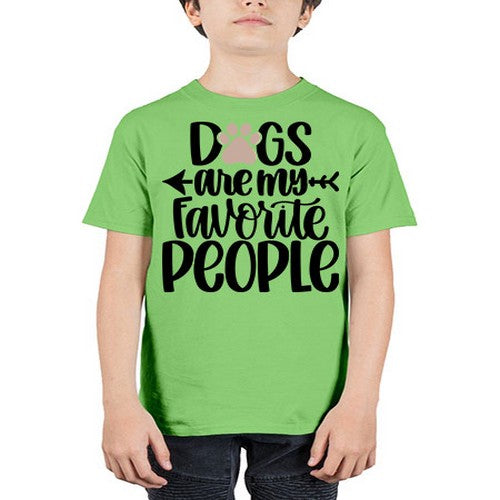 Dogs Are My Favorite People Style 22# - dogs - Youth Tee Unisex
