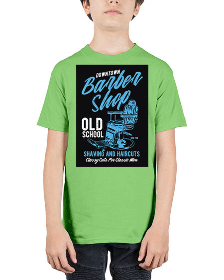 Downtown Barbershop CS729# - barber - Youth Tee Unisex