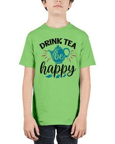 Drink Tea Be Happy 922# - tea - Youth Tee Unisex