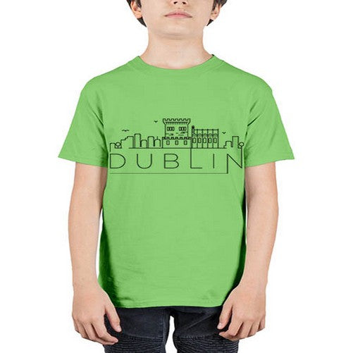 Dublin Minimal Skyline 690# - cities - Youth Tee Unisex
