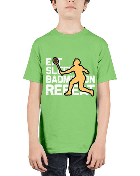 Eat 1286# - badminton - Youth Tee Unisex