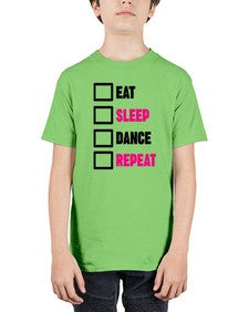 Eat sleep dance repeat 120# - ballet - Youth Tee Unisex