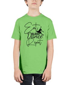 Eat sleep dance repeat 122# - ballet - Youth Tee Unisex