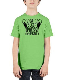 Eat sleep dance repeat 123# - ballet - Youth Tee Unisex