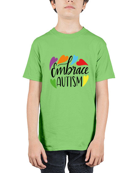 Embrace autism 485# - autism - Youth Tee Unisex