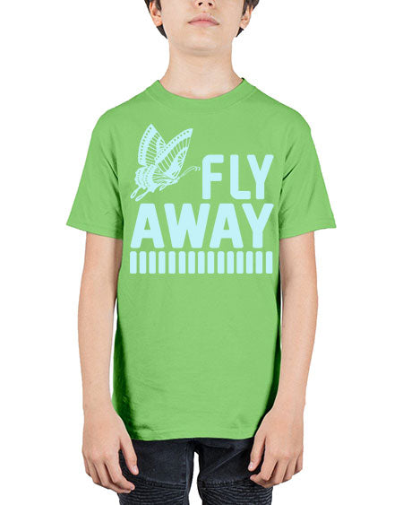Fly away butterfly - butterfly - Youth Tee Unisex