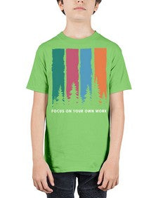 Focus on Your Own Work 14# - internet - Youth Tee Unisex