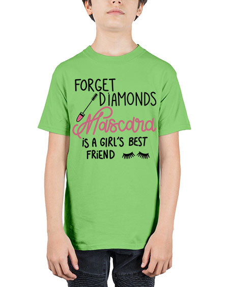 Forget Diamonds Mascara is a Girls Best Friend Style 100# - beauty - fashion - Youth Tee Unisex