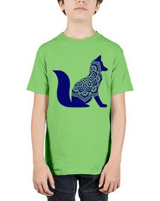 FoxMandalaUpdated 463# - mandala - Youth Tee Unisex