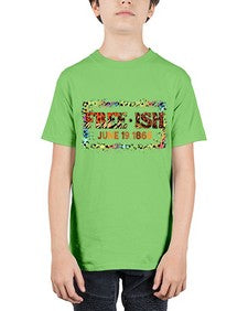 FreeIsh June 1865 Junteenth Png 32# - black juneteenth - Youth Tee Unisex