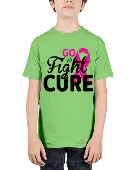 Go Fight Cure 23# - breast cancer - Youth Tee Unisex