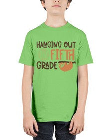 Hanging Out in Fifth 232# - fifth grade - Youth Tee Unisex