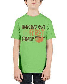 Hanging Out in First 233# - first grade - Youth Tee Unisex