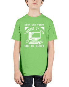 Have you tried turning it off and on again 45# - computer - Youth Tee Unisex