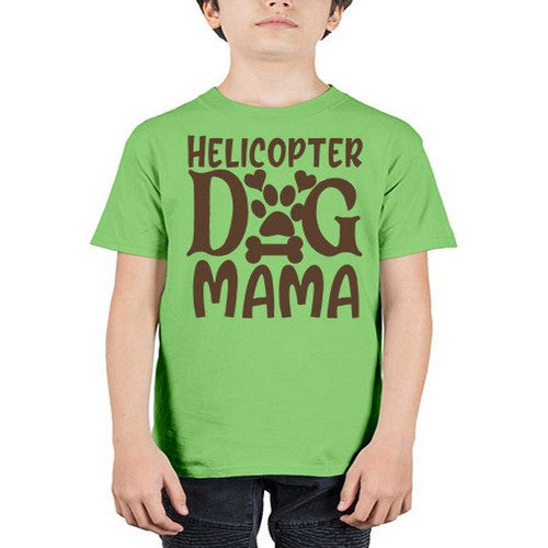 Helicopter Dog Mama Style 87# - dogs - Youth Tee Unisex