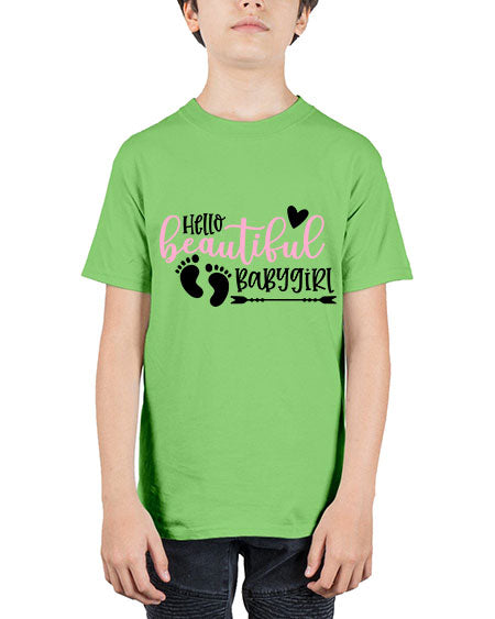Hello Beautiful Babygirl Style 327# - baby - Youth Tee Unisex