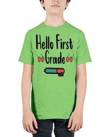 Hello First Grade 273# - first grade - Youth Tee Unisex