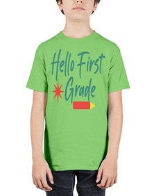 Hello First Grade 277# - first grade - Youth Tee Unisex