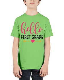 Hello First Grade 282# - first grade - Youth Tee Unisex