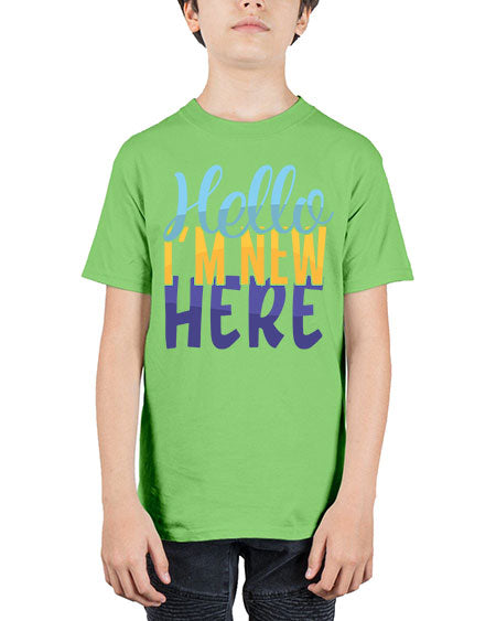 Hello Im New Here Style 87# - baby - Youth Tee Unisex