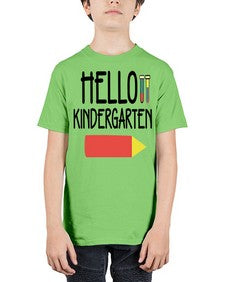 Hello Kindergarten 299# - kindergarten - Youth Tee Unisex