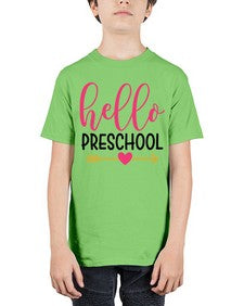 Hello Preschool 318# - prek headstart - Youth Tee Unisex