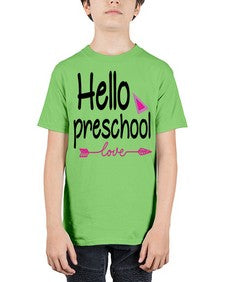 Hello preschool 317# - prek headstart - Youth Tee Unisex