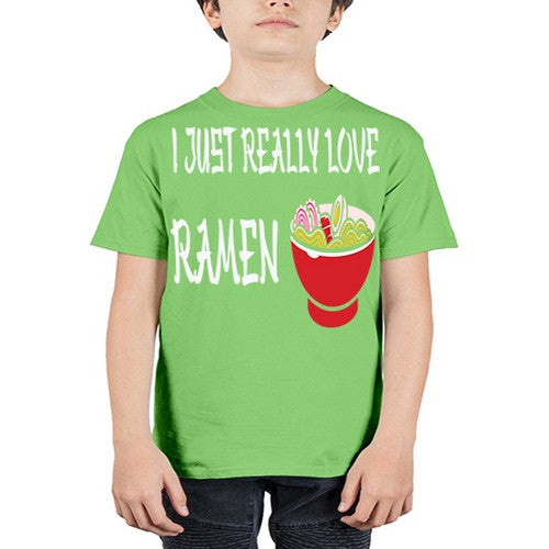 I Just Love Ramen Japanese Anime 238# - anime - Youth Tee Unisex