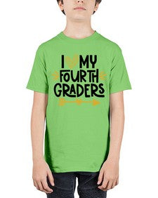 I Love My Fourth 366# - fourth grade - Youth Tee Unisex