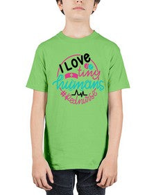 I Love Tiny Humans Red Nurse Style Style 903# - nurse - Youth Tee Unisex