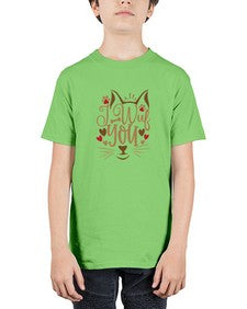 I Wuf You Style 16# - cats - Youth Tee Unisex