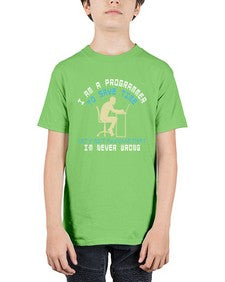 I am a programmer to save time I am never wrong 42# - computer - Youth Tee Unisex