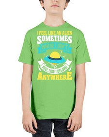 I feel like an alien sometimes where i dont belong 11# - ufo - Youth Tee Unisex