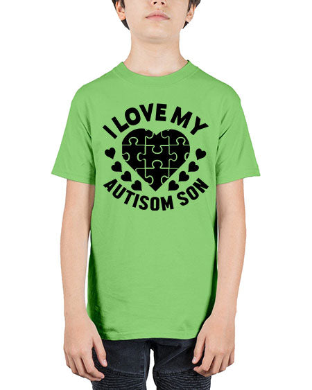 I love my Style 45# - autism - Youth Tee Unisex