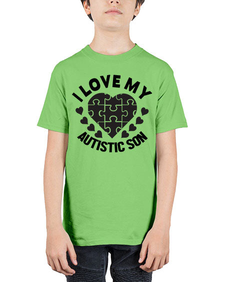 I love my Style 46# - autism - Youth Tee Unisex
