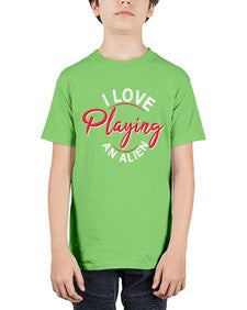 I love playing and alien 19# - ufo - Youth Tee Unisex