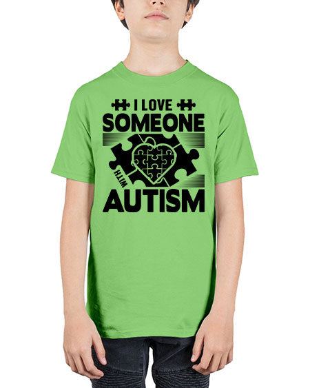 I love someone Style 47# - autism - Youth Tee Unisex