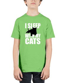 I sleep With My Cats - cats - Youth Tee Unisex