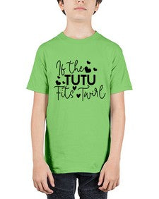If the tutu fits twirl 136# - ballet - Youth Tee Unisex