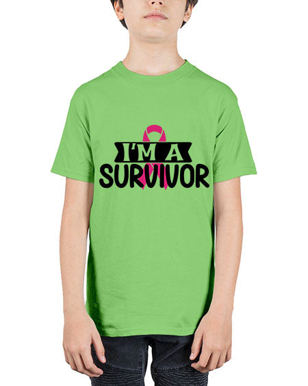 Im a Survivor 17# - breast cancer - Youth Tee Unisex