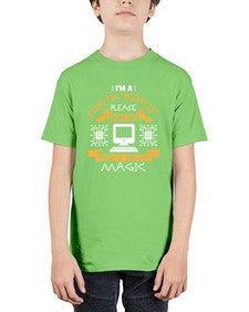 Im a computer scientist please stand back 34# - computer - Youth Tee Unisex