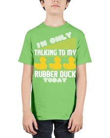 Im only talking to my rubber duck today Style 38# - ducks - Youth Tee Unisex