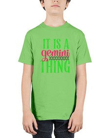 It is a gemini thing 254# - gemini - Youth Tee Unisex